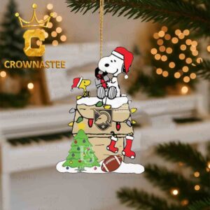 Army Black Knights Snoopy Christmas Decor Ornament