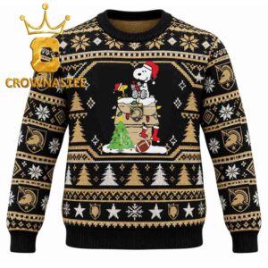 Army Black Knights Snoopy Christmas Ugly Sweatshirt
