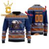 Auburn Tigers Custom Name Christmas Ugly Sweater