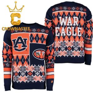Auburn Tigers War Eagle Christmas Ugly Sweatshirt