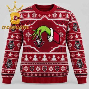 Austin Peay Governors Grinch Hand Stolen Logo Christmas Ugly Sweater