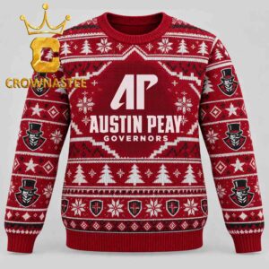 Austin Peay Governors Logo Christmas Ugly Sweatshirt