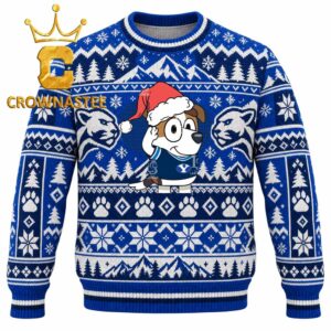 BYU Cougars Bluey Jack Christmas Ugly Sweatshirt