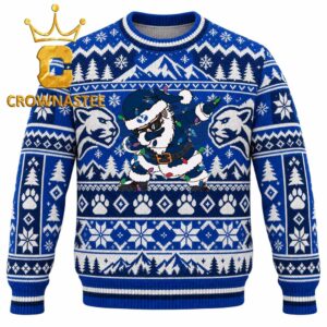 BYU Cougars Dabbing Santa Claus Christmas Ugly Sweater
