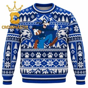 BYU Cougars Goofy Christmas Ugly Sweater