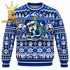 BYU Cougars Santa Claus Face Christmas Ugly Sweater