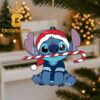 BYU Cougars Stitch Heart Christmas Tree Decor Ornament