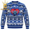 BYU Cougars Stitch Hugging Big Heart Christmas Ugly Sweater