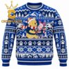 BYU Cougars Winnie the Pooh & Piglet Football Christmas Ugly Sweater