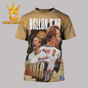 Ballon d’Or 2026 Men’s Harry Kane Winner All Over Print