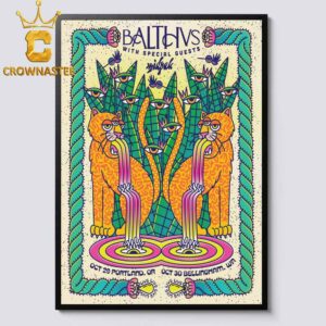 Balthvs With Special Guests Midpak Oct 29 Portland Oct 30 Bellingham Home Decor Poster Canvas
