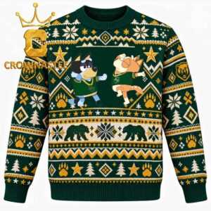 Baylor Bears Bluey Dance Christmas Ugly Sweater