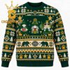 Baylor Bears Goofy And Pluto Football Christmas Ugly Sweater