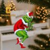 Baylor Bears Grinch Hand Stole Logo Christmas Ornament