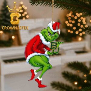 Baylor Bears Grinch Stole Logo Christmas Ornament