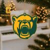Baylor Bears Logo Christmas Tree Decor Ornament