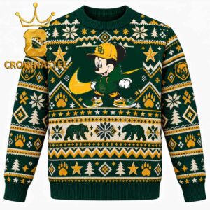 Baylor Bears Mickey Mouse Nike Christmas Ugly Sweater