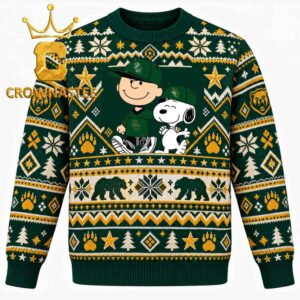 Baylor Bears Peanuts Snoopy Friends Christmas Ugly Sweater