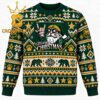 Baylor Bears Santa Claus Angry Christmas Ugly Sweater