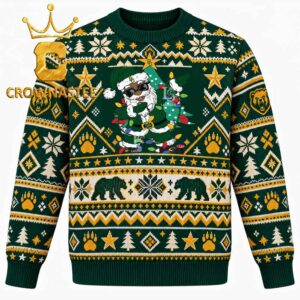Baylor Bears Santa Claus Christmas Ugly Sweatshirt
