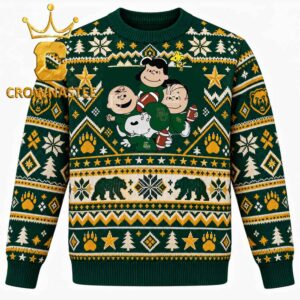 Baylor Bears Snoopy Sport And Frineds Christmas Ugly Sweatshirt