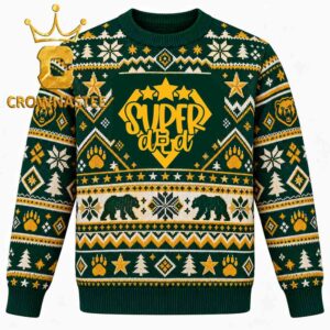 Baylor Bears Supper Dad Christmas Ugly Sweater