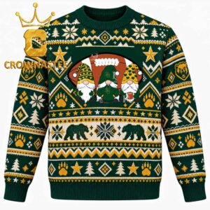 Baylor Bears Three Gnome Football Christmas Ugly Sweatshirt