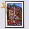 Zac Brown Band Red Rocks Amphitheatre October 19th 2026 Love & Fear Tour Morrison CO Home Decor Poster Canvas