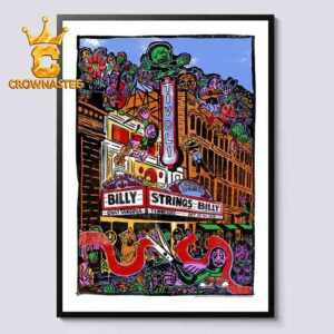 Billy Strings Chattanooga TN October 20th-21th 2026 Home Decor Poster Canvas