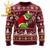 Bloomsburg University Huskies Grinch Stolen Logo Christmas Ugly Sweater