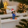Boise State Broncos Bluey Christmas Tree Decor Ornament