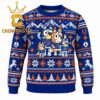 Boise State Broncos Bluey And Lucky Christmas Ugly Sweater