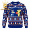 Boise State Broncos Bluey Chilli Dance Christmas Ugly Sweater