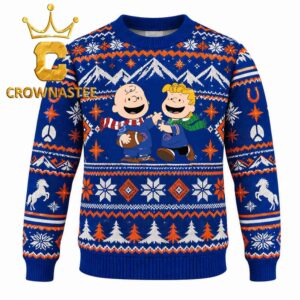 Boise State Broncos Charlie Brown And Linus Christmas Ugly Sweater