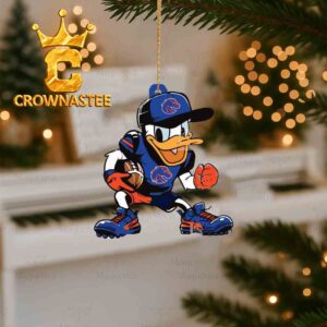 Boise State Broncos Donald Duck Christmas Tree Decor Ornament