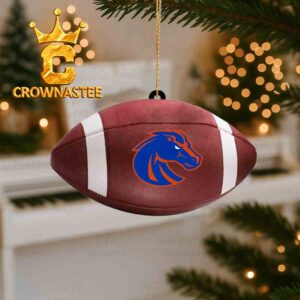 Boise State Broncos Football Logo Christmas Tree Decor Ornament