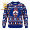 Boise State Broncos Goofy Circus Football Christmas Ugly Sweater