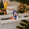 Boise State Broncos Donald Duck Christmas Tree Decor Ornament