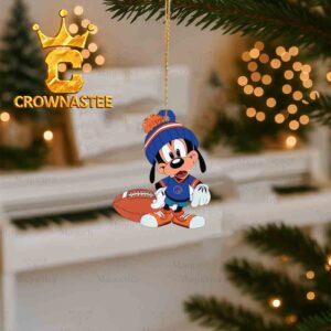 Boise State Broncos Goofy Football Christmas Tree Decor Ornament