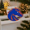 Boise State Broncos Football Logo Christmas Tree Decor Ornament