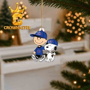 Boise State Broncos Peanuts Snoopy Friends Christmas Tree Decor Ornament