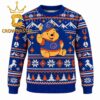 Boise State Broncos Rock Santa Claus Football Christmas Ugly Sweater