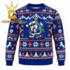Boise State Broncos Santa Claus Angry Christmas Ugly Sweater