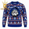 Boise State Broncos Santa Claus Face Christmas Ugly Sweater