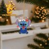 Boise State Broncos Peanuts Snoopy Friends Christmas Tree Decor Ornament