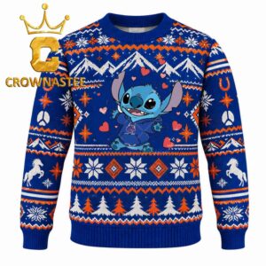 Boise State Broncos Stitch Christmas Ugly Sweater