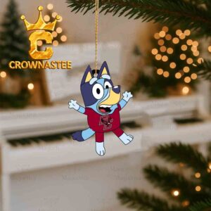 Boston College Eagles Bluey 3 Christmas Tree Decor Ornament