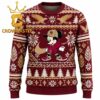 Boston College Eagles Chip và Dale Football Christmas Ugly Sweater