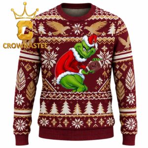 Boston College Eagles Football Logo Christmas Ugly Sweater