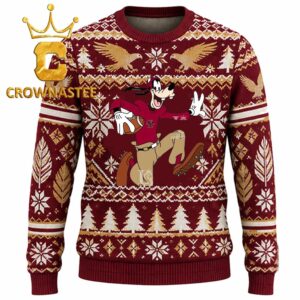 Boston College Eagles Goofy Christmas Ugly Sweatshirt